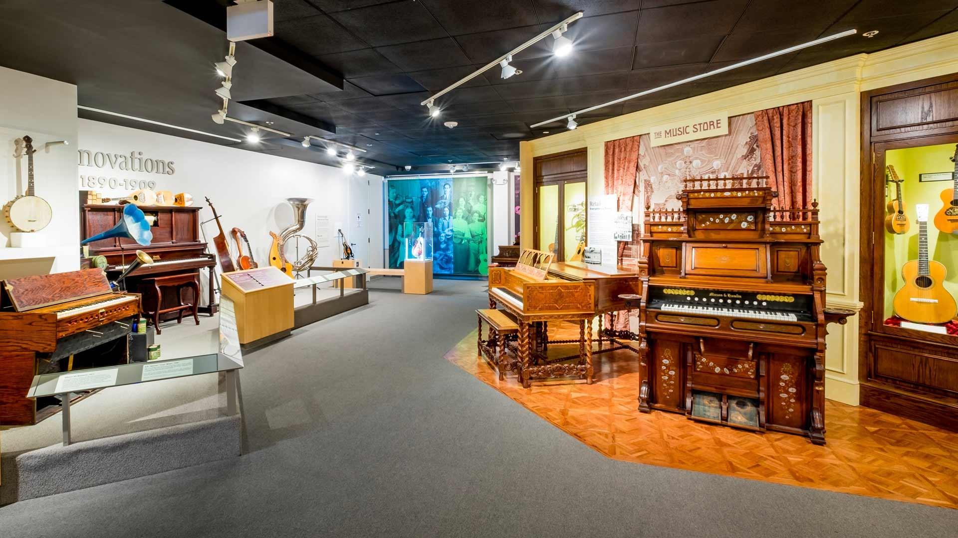 What can you find at the Museum of Making Music?