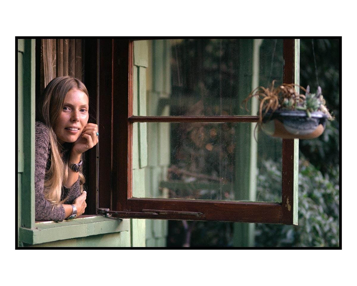 Joni Mitchell, Windowsill, Laurel Canyon, CA, 1970