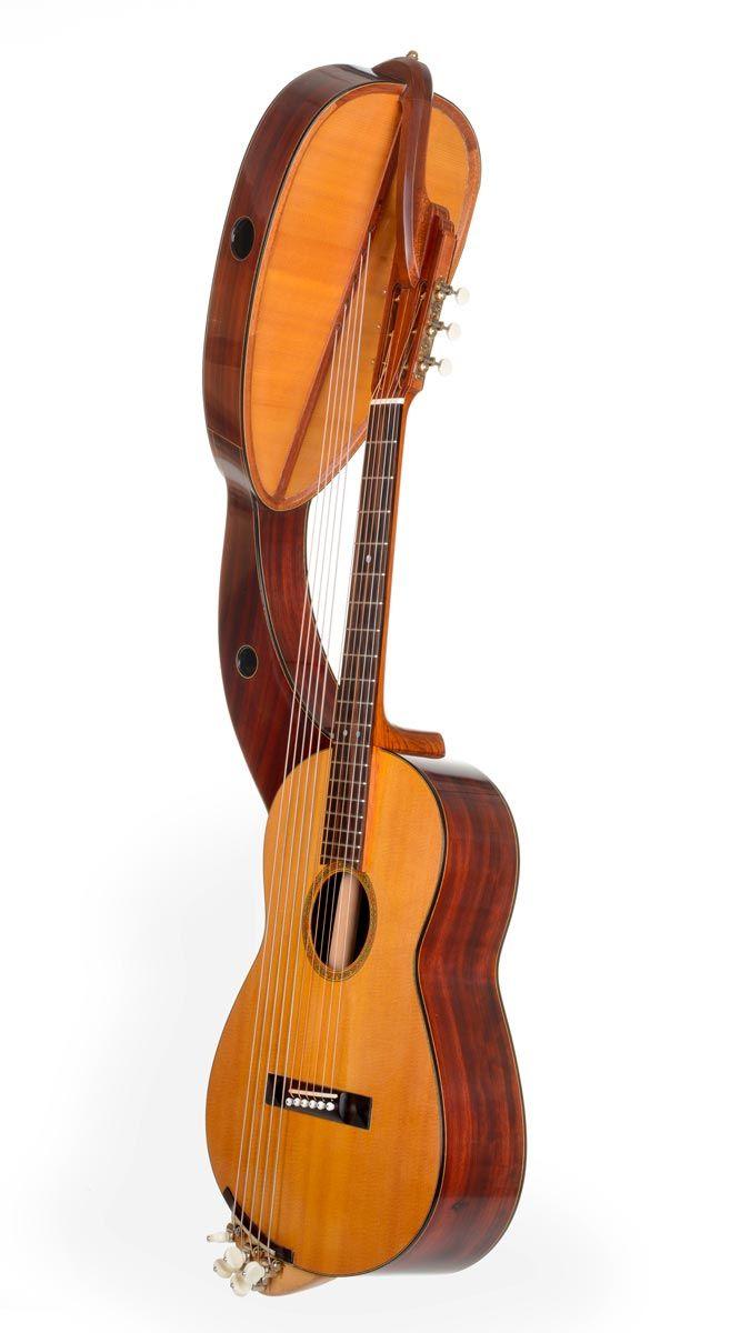 Floating Strings Harp Guitar Museum of Making Music